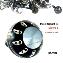Gomexus Reel Handle Power Knob For Daiwa Saltist Saltiga Catalina Blast Tournament ISO Emblem 4500-6500 Seaborg 500-1200 45mm