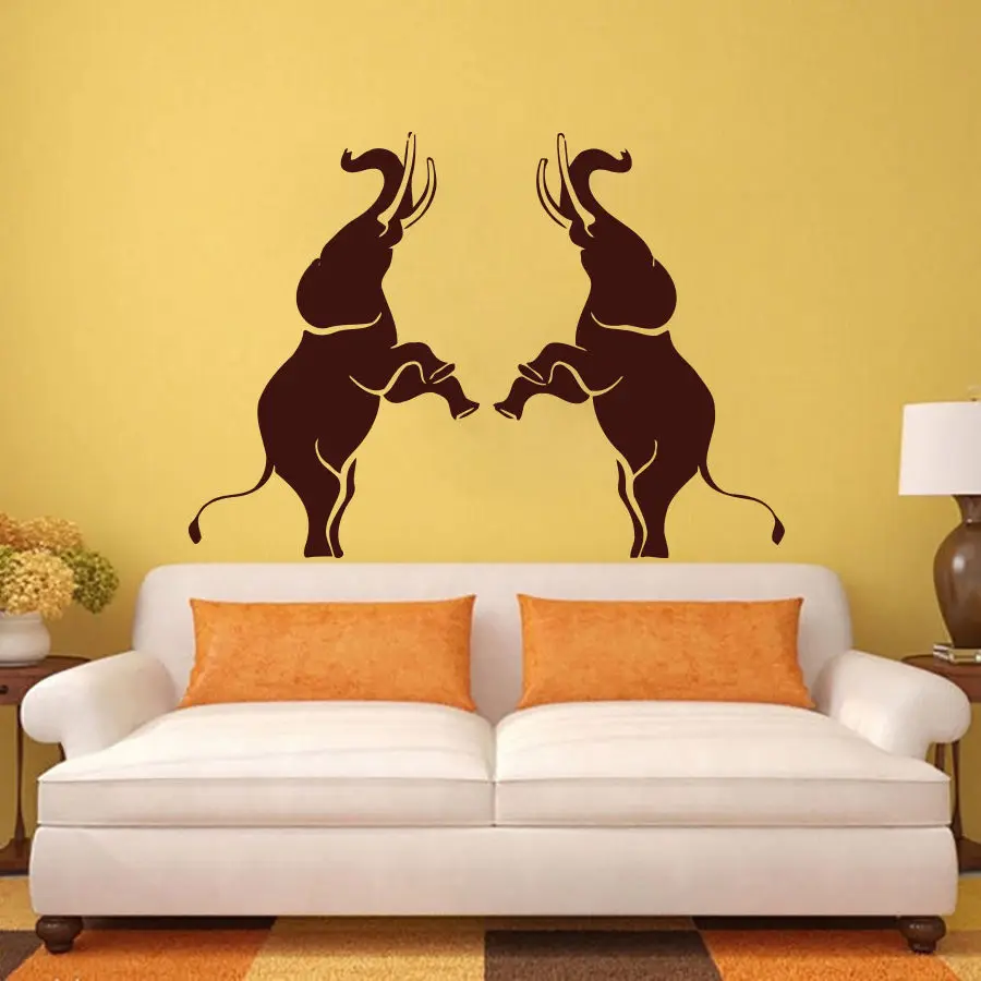 Elephant Wall Decals Vinyl Sticker Children Nursery Bedroom Decal Home