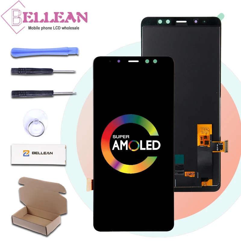 

HH Promotion 6.0Inch A730F Display A730 Lcd For Samsung Galaxy A8 Plus Lcd A8 Plus 2018 Display Touch Screen Digitizer Assembly