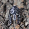 Man Viking Warrior Helmet Ring Scandinavian Pagan Norse Rune Stainless Steel Rings Totem Amulet Jewelry ► Photo 2/6