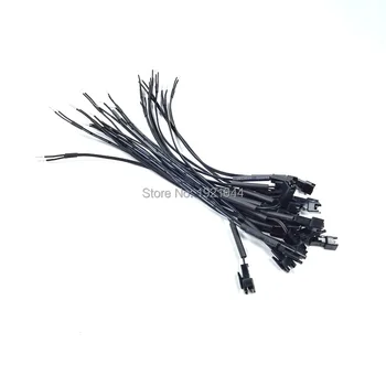 

20PCS/lot EL Wire Connectors (Male) with 3.2mm Heat shrinkable tube for el wire or el strips as glowing party supplies