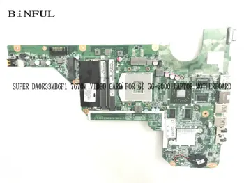 

PROMPT DELIVERY, DA0R33MB6F1 G6 LAPTOP MOTHERBOARD FOR HP PAVILIOND G6 mainboard ,discrete gpu 7670M 1GB (with testing photoes)
