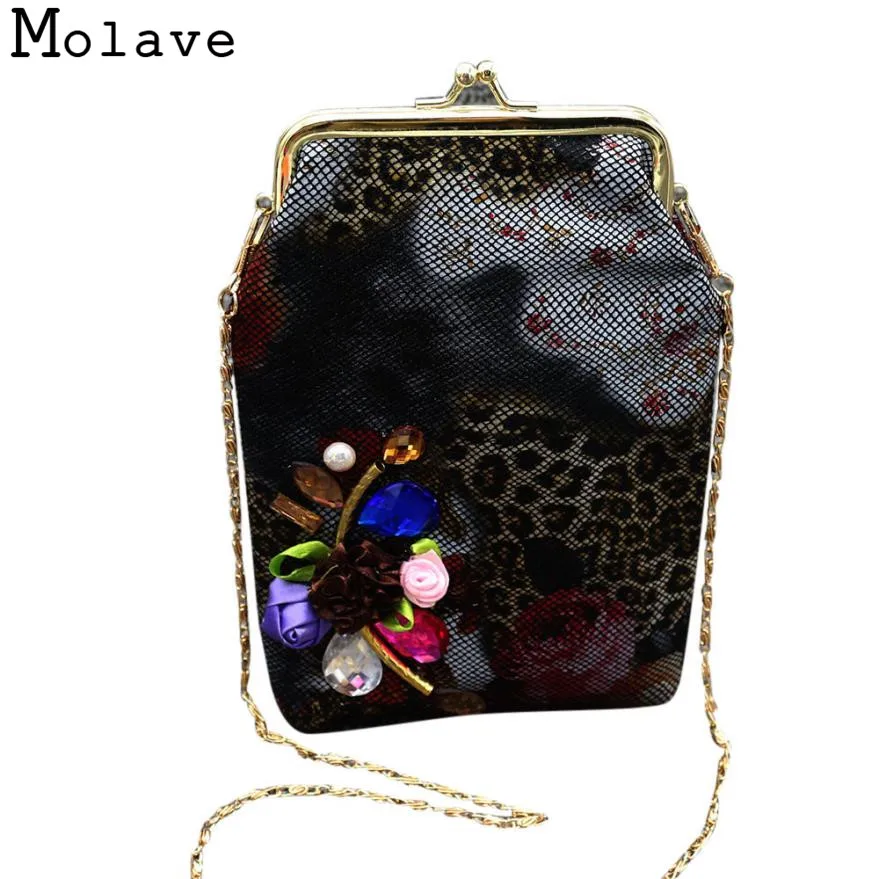 Naivety PU Leather Coins Purses Rhinestone Flower Coin Purse Small Hasp
