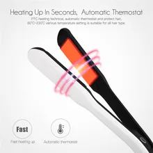 Профессиональный Выпрямитель для волос Быстрый стайлер lcd Температура регулируемый ионный керамический утюжок для волос плоские утюжки Инструменты для укладки