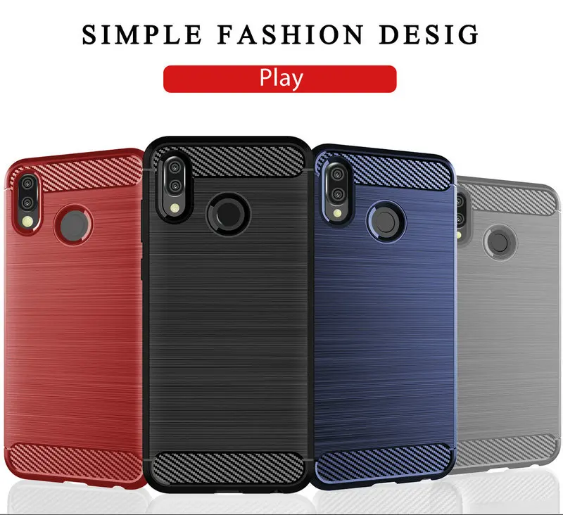 

Cover for Huawei Honor Play COR-AL00 Case Silicone Armor Bumper Shockproof Cover Case for Huawei Honor Play COR-AL00 Case Fundas