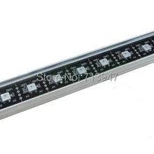 5X DC5V WS2812B индивидуально адресуемых СВЕТОДИОДНЫЙ жесткий цифровая лента PCB алюминия 60 Светодиодный s/m 60 пикс./м