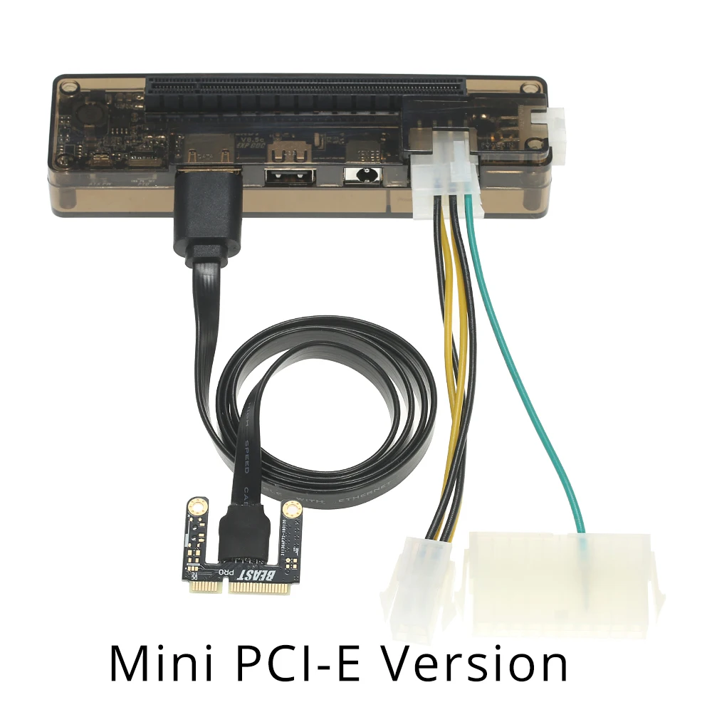 Ноутбук внешняя независимая видеокарта графическая док-станция Mini PCI-E/NGFF M.2 A/E ключ/Expresscard версия для V8.0 EXP GDC Beast - Цвет: Красный