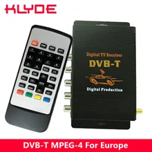 KLYDE DVB-T MPEG-4 HD цифровой ТВ приемник коробка для Европы поддержка графический дисплей и электронная программа навигационная функция