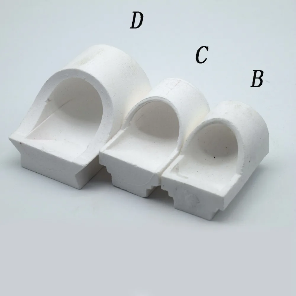 

1PCS Quartz Crucibles for Centrifugal Casting Machine Ceramic Ship Shape Melting Crucible