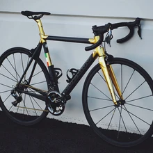 Золотой логотип, черный Colnago C60, полный велосипед, полный, карбоновый, дорожный велосипед 105 R7000, набор, 50 мм, карбоновый комплект колес Novatec A271, ступицы