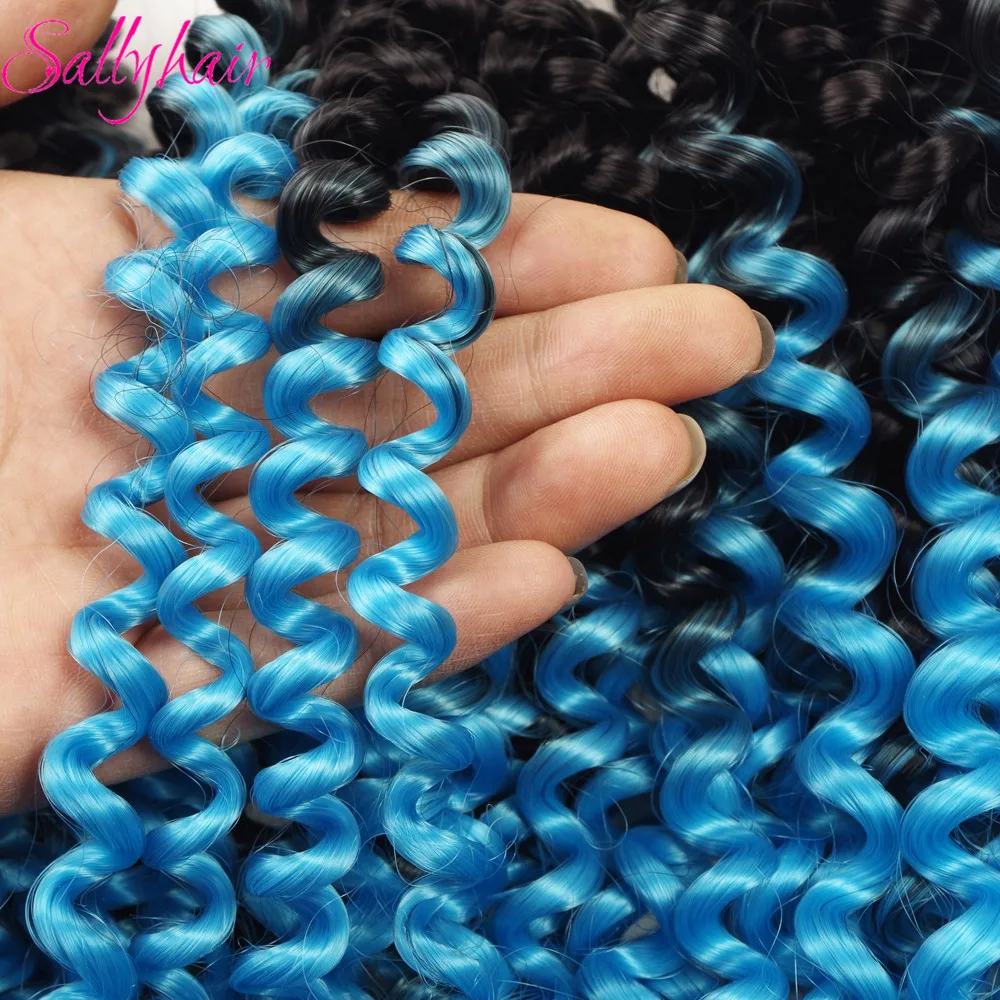 Sallyhair Water Wave Omber Braiding Hair Extension (58)