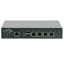 Mini PC Celeron J1900 Quad Core Network Security Control Desktop Firewall Router Mini Computer 4 GbE LAN