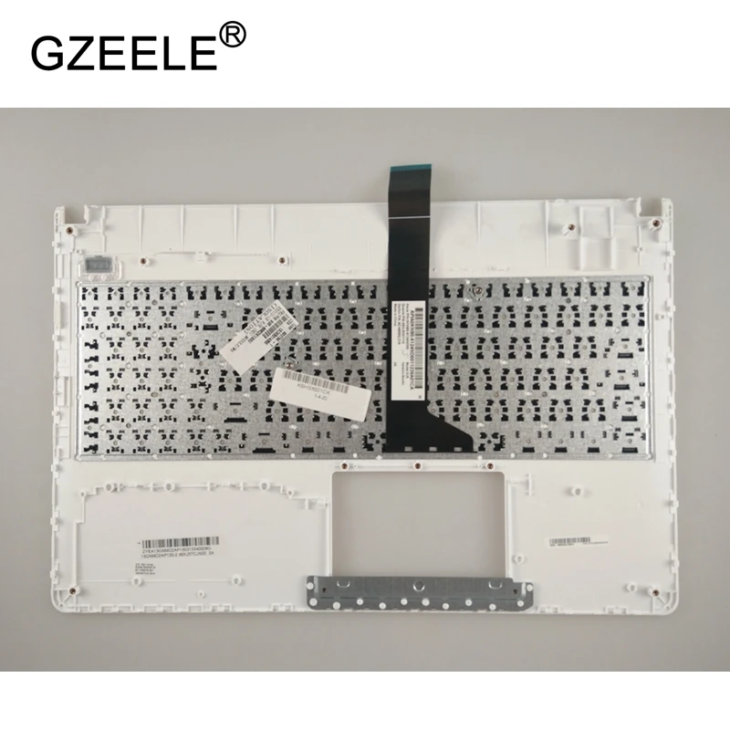 GZEELE новая клавиатура для ноутбука с корпусом C для ASUS X501 X501A X501U X501XI X501EI X501XE белый верхний чехол для рук