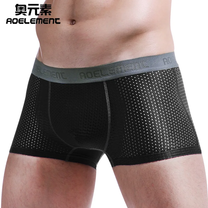 Aomlement Brand 2018 New Sexy Gay Boxer Men Underwear Boxers Panties