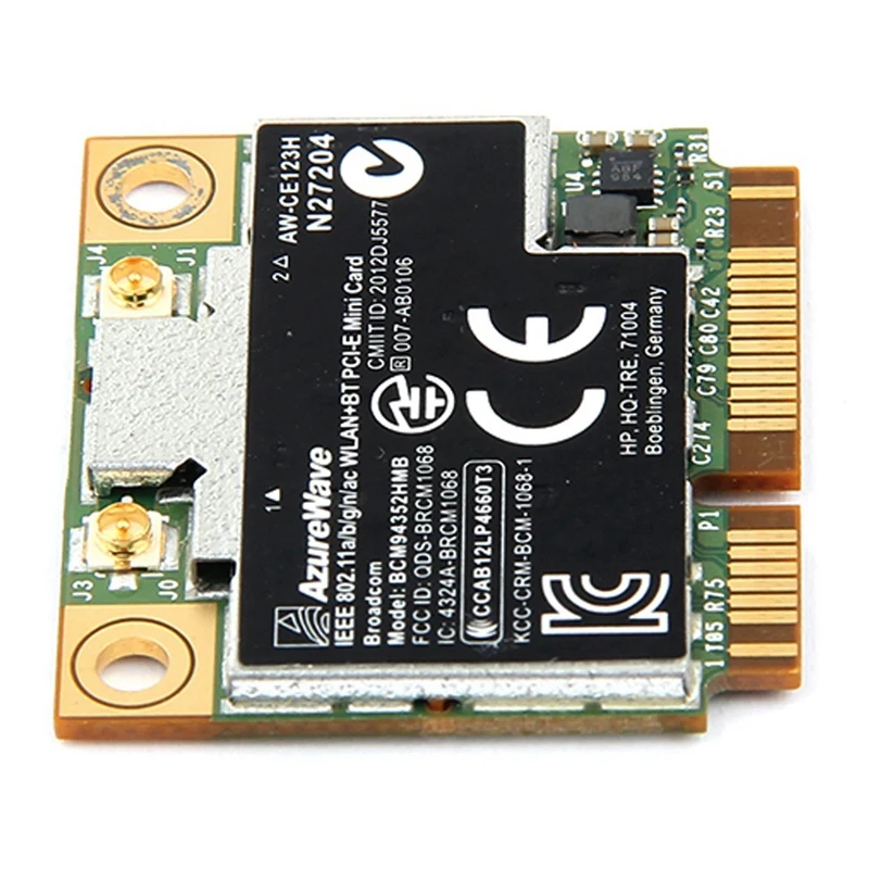 Двухдиапазонный Bcm94352Hmb Bcm94352 802,11/Ac 867 Мбит/с Wifi Bluetooth 4,0 Mini Pci-E беспроводная карта Aw-Ce123H Wi-Fi