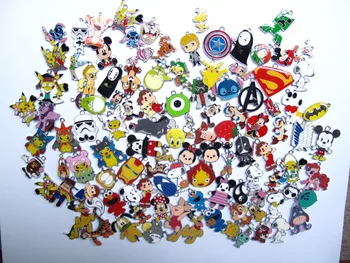 

mix Anime multicolor Cartoon Popular Enamel Metal Charm Pendants DIY Jewelry Making Mobile Phone Accessories p082