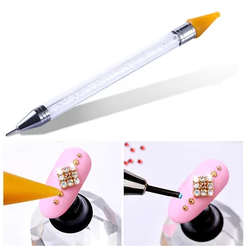 

High Quality Crystal Pick Up Pencil Flatback Rhinestones Picking Up Tools DIY Beads Studs Picker Clothes Diamond Picker B1145