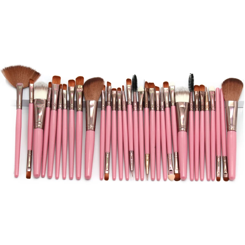 

33Pcs Professional Makeup Brushes Set Powder Foundation Eyeshadow Make Up Brushes Cosmetics Tool Maquiagem Soft Synthetic Hair