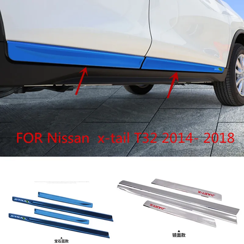 CHROME SIDE DOOR BODY MOLDING TRIM COVER LINE GARNISH PROTECTOR