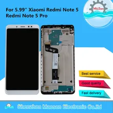 M & Sen – écran tactile LCD avec châssis, 5.99 pouces, pour Xiaomi Redmi Note 5, Original=