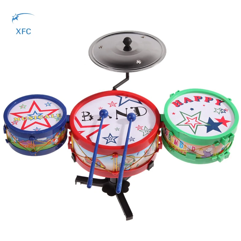 XFC Children Kids Jazz Drum Rock Kit Play Set Cymbal Musical Toy