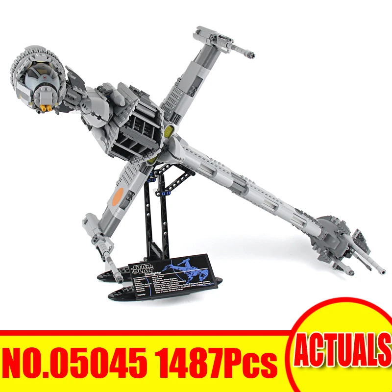 

DHL Lepin 05045 1487Pcs Star Wars The B-Wing Starfighter Set Model Building Kit Blocks Bricks Toys Gift Compatible Legoing 10227