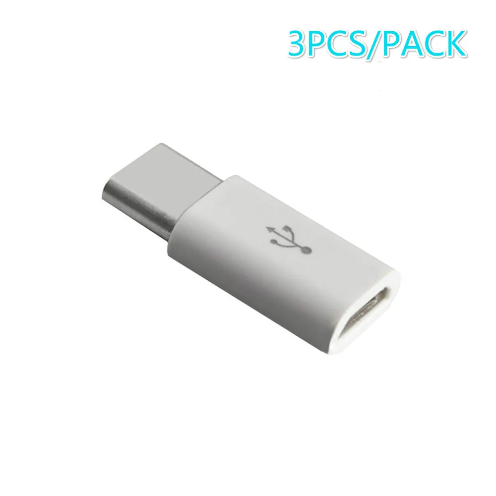 3 шт. Мини Micro USB к typeC адаптер для samsung S8 9 Plus Note 8 Xiaomi 6 5 huawei телефон зарядное
