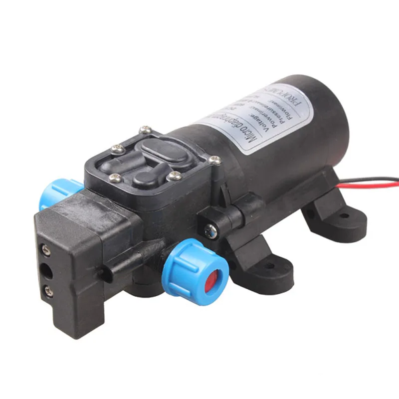 DC12V 60W Micro Electric Diaphragm Water Pump Automatic Switch 5L/min High Pressure Car Washing Spray Water Pump