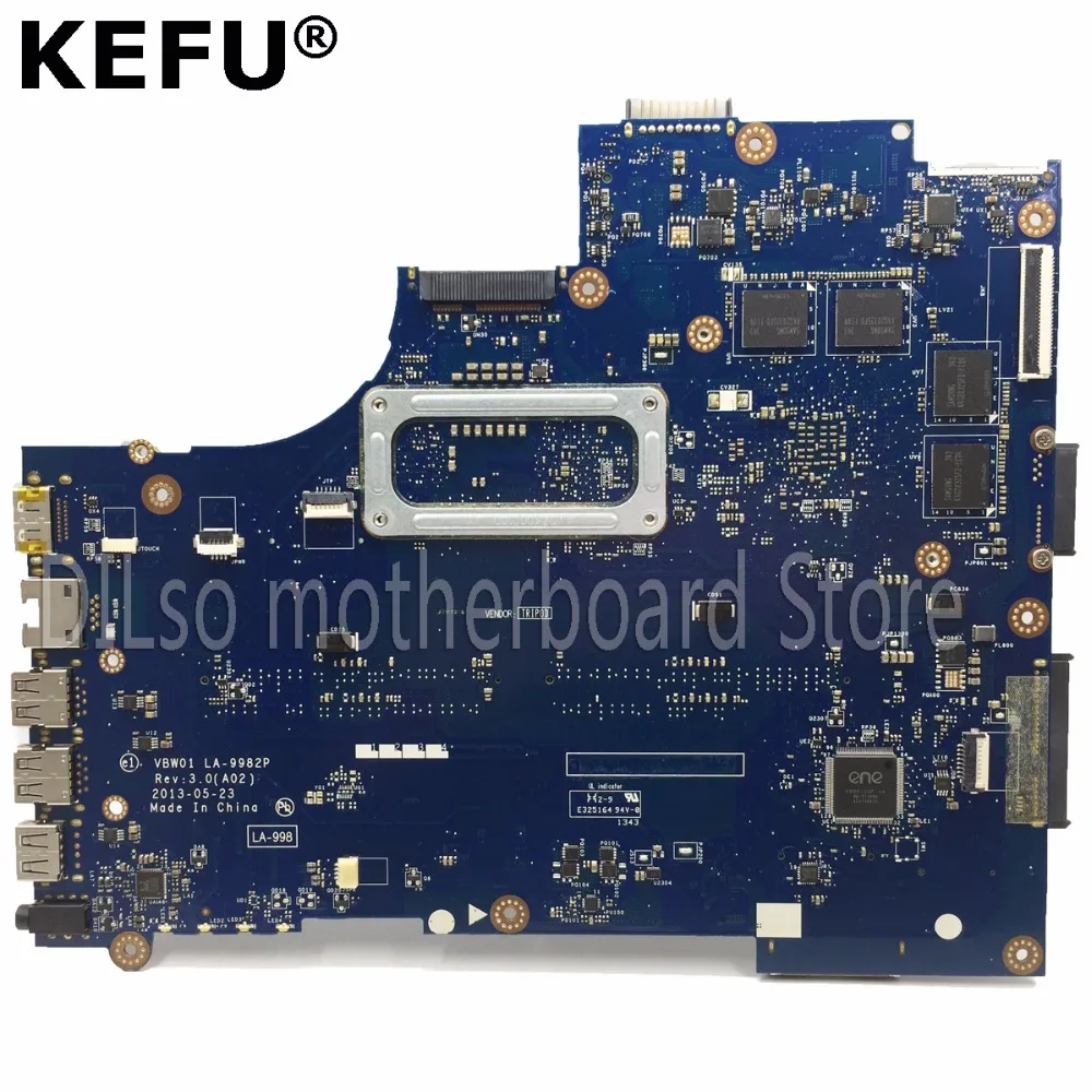 KEFU LA-9982P motherboard For Dell 15R 3537 5537 Laptop motherboard I7 CPU PM original Test mainboard KEFU LA-9982P motherboard For Dell 15R 3537 5537 Laptop motherboard I7 CPU PM original Test mainboard