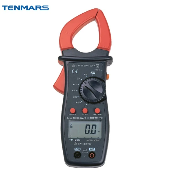 

Handheld 3 3/4 Power Meter Wattmeter TM-28E Clamp Tester