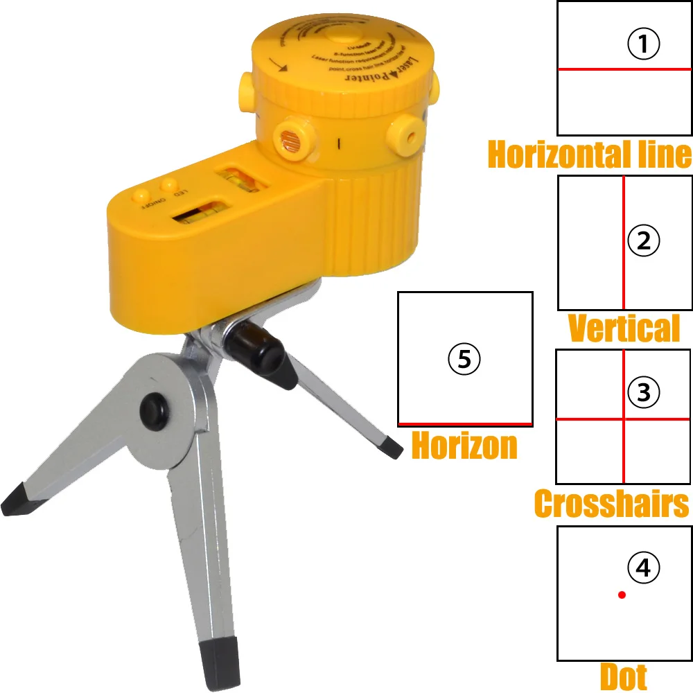 

LV06 Multifunction Laser Levels Five-Line Laser Level With Tripod Rotary Free Shipping 12001072