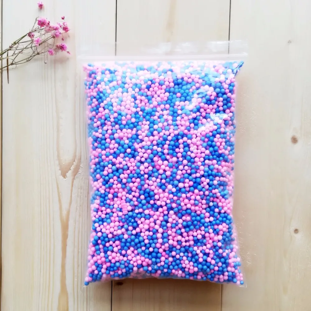

15g/bag 2.5-3.5mm Polystyrene Mini Colored Balls Color Polystyrene Styrofoam Balls Filler Mini Foam Beads Home Decor
