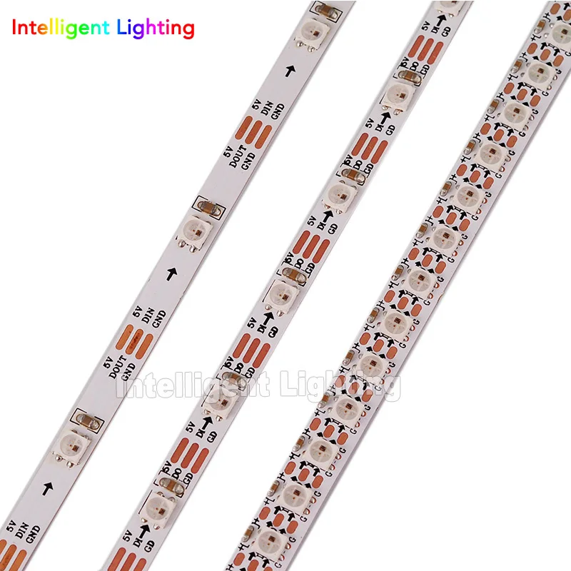 1 м/2 м SK6812 SMD 3535/5050 RGB Пиксельная полоса 30/60/144 светодиодов/м встроенный IC 4 мм/5 мм/7 2