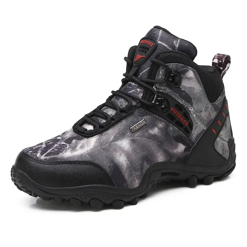 New Arrival Men's Plus Size 39-45 Hiking Shoes Anti-skidding Mountain Climbing Sports Shoes Outdoor Athletic Trekking Boots 
