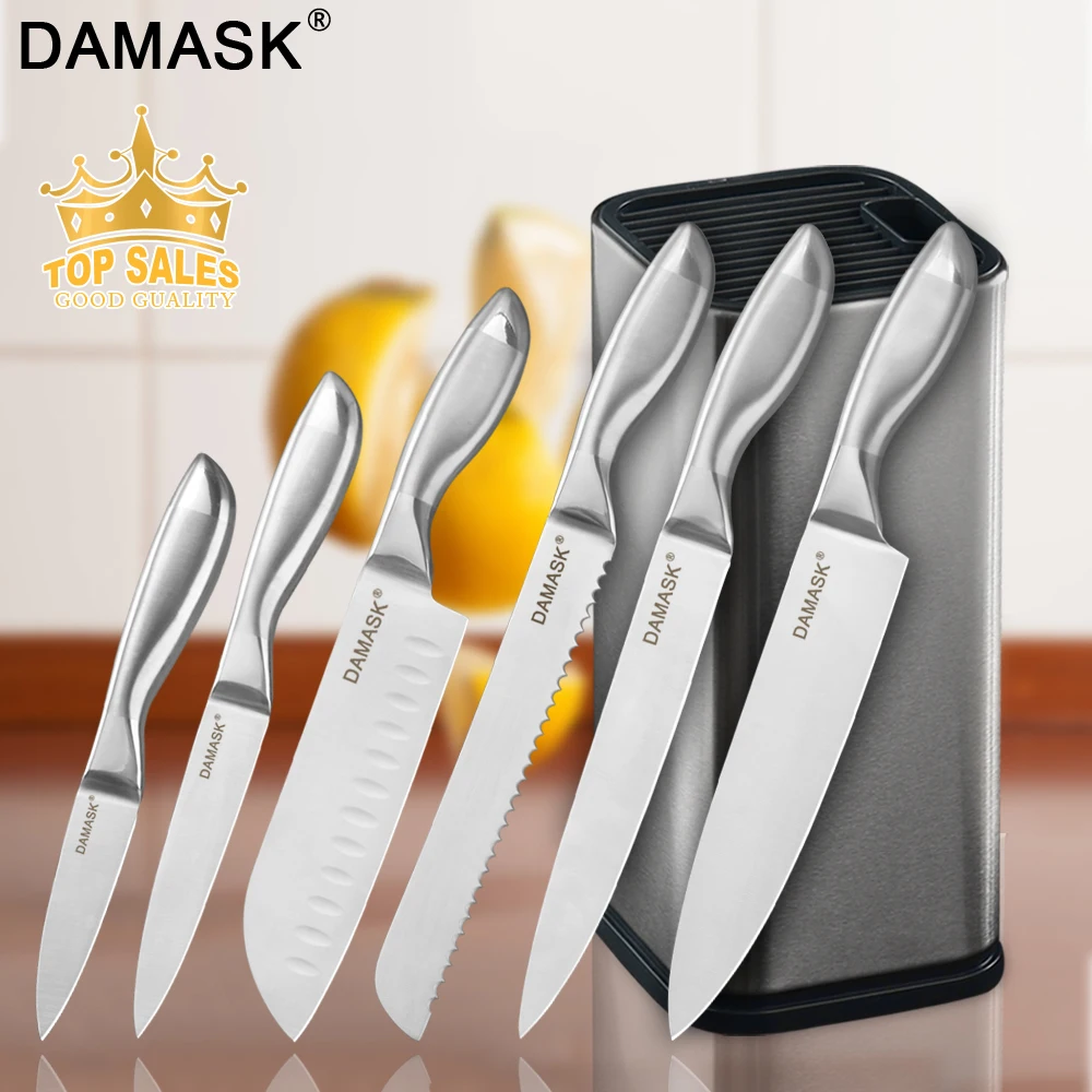

Damask Japanese Stainless Steel Chef Kitchen Knife Set Chef's Cook Kitchen Knife Lightweight Meat Cleaver Cooking Accessories