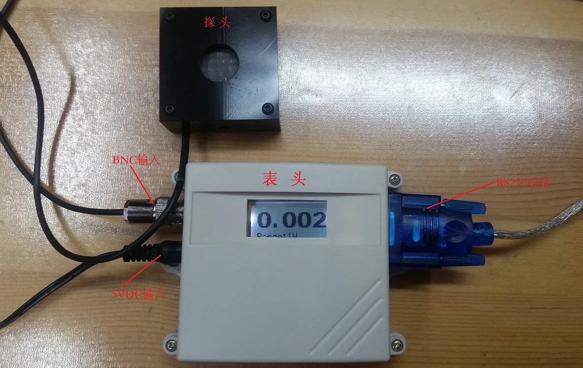 

Laser Power Meter Thermoelectric Type 1mW-6W Range Response Speed Fast OEM Pure RS232 Control