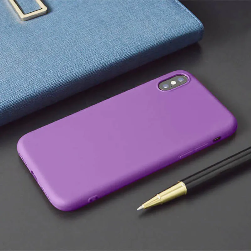 original Silicone Case For iphone 6 6S case Liquid cover for iPhone X XS MAX XR for apple iphone 6 8 plus 6 6S 7 8 plus