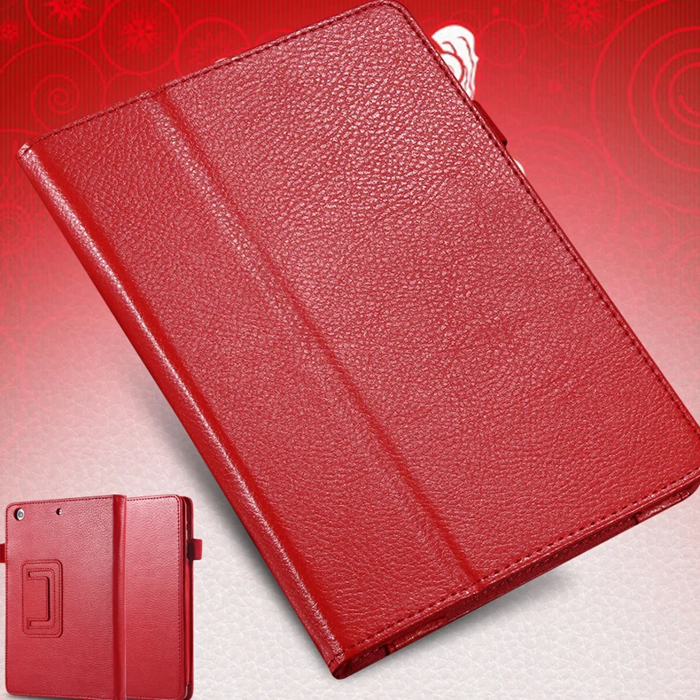 

For Ipad Air Case PU Leather Cover For Apple iPad 5 Flip Pouch Bag With Stand Function Full Protect Wallet Pouch Case Cover