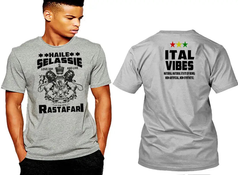 Новинка модная женская футболка серая с надписью Jah Rastafari Haile Selassie Vybz Kartel Gregory Isaacs