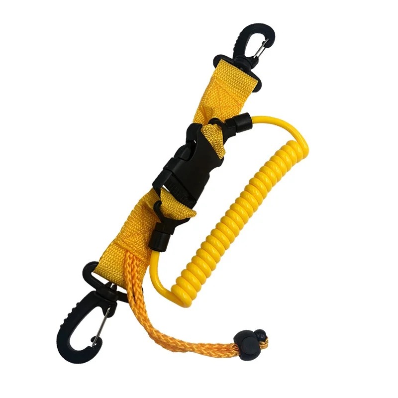 

Diving camera Swimming Shark Coil Lanyard with Snaps and Quick Release Buckles Diving Cameras Accessories