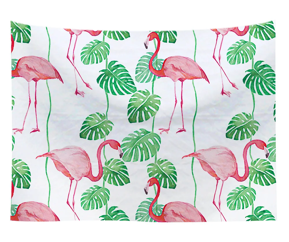 Фламинго прямоугольный гобелен настенный богемное пляжное полотенце полиэстер тонкое одеяло покрывало для йоги коврик одеяло для пикника Коврик