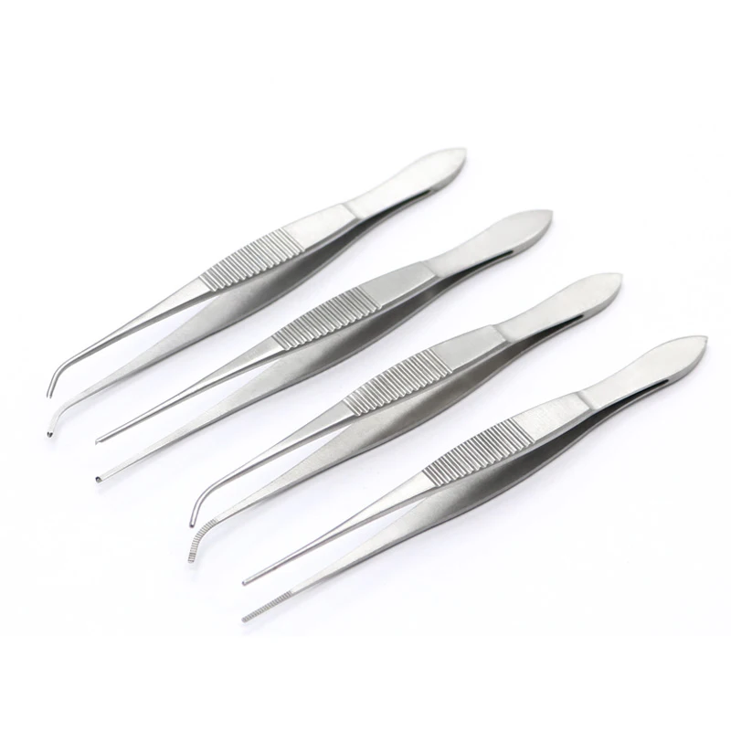 Beauty forceps Vision tweezers eye use forceps straight/curved head