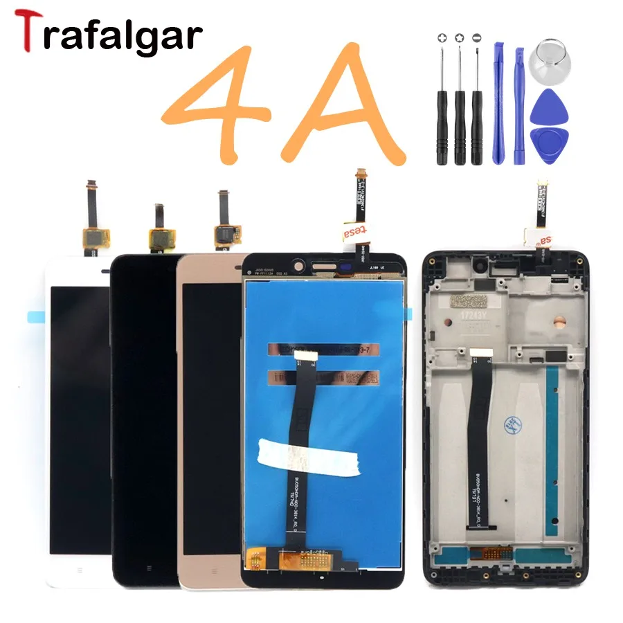 

For Xiaomi Redmi 4A LCD Display Touch Screen Digitizer Assembly For Xiaomi Redmi 4A Display With Frame 4X 4A Pro Screen Replace