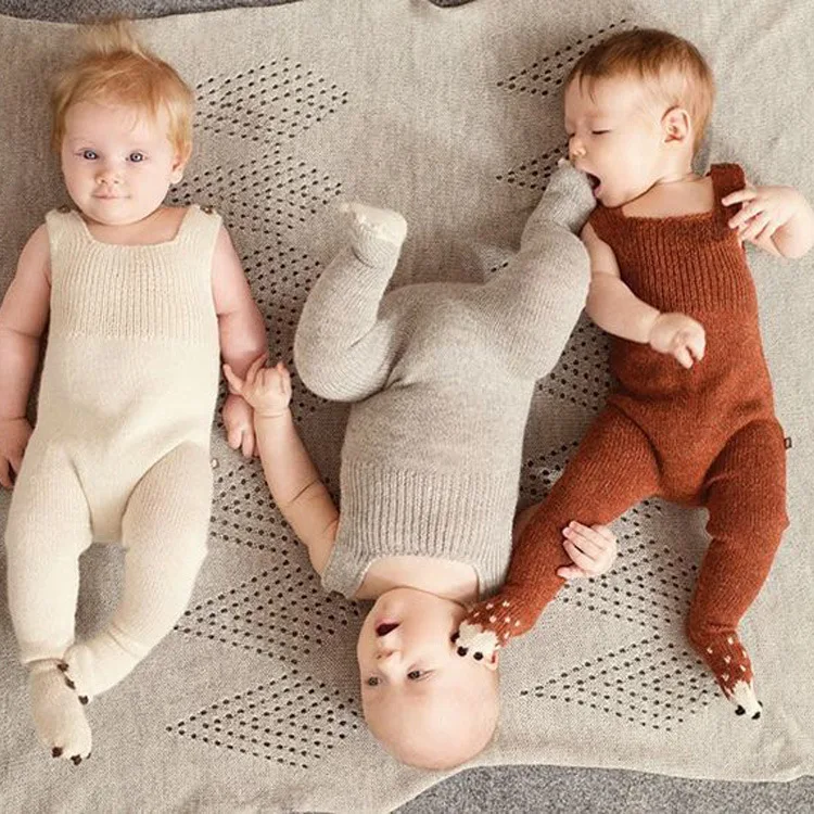 knitted romper boy