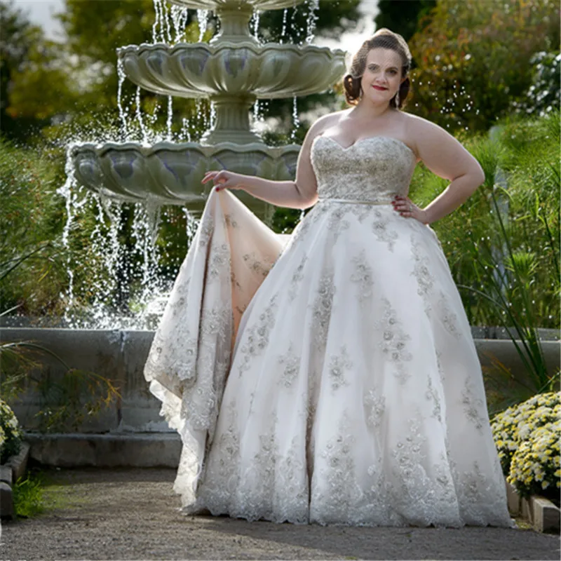 plus size traditional wedding dresses