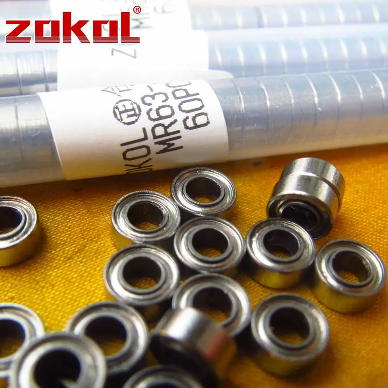 ZOKOL MR63 ZZ Z1 подшипник MR63ZZ mr63 zz миниатюрный шарикоподшипник с глубоким желобом 3*6*2 5