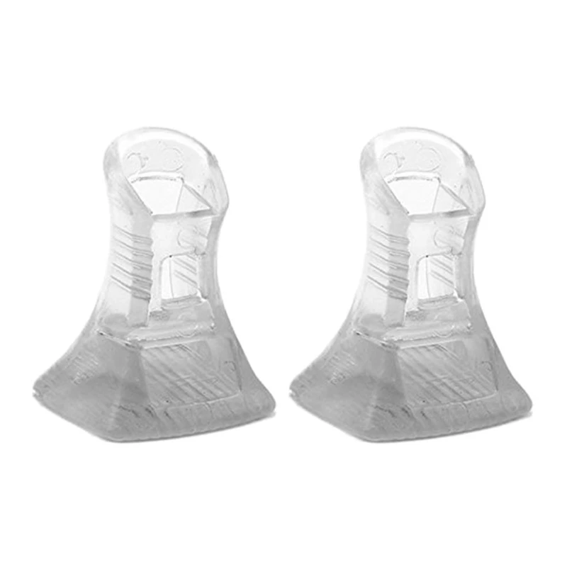

KLV 1 Pair/ 2 Pcs High Quality PVC Non-Slip Transparent High Heel Stopper Protector Stiletto Shoes Cover Anti-Slip