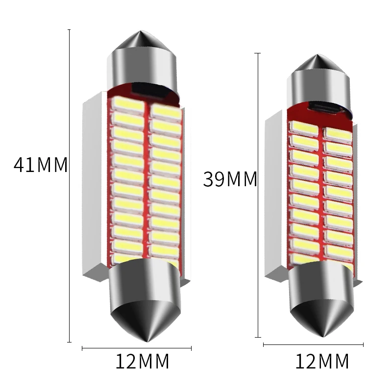 Высокое качество 31 мм 36 39 42 C5W C10W супер яркий 4014 SMD Автомобильный светодиодный