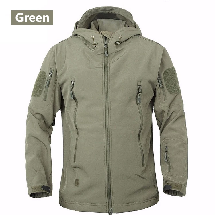 Новая водонепроницаемая флисовая куртка для охоты, ветровка, лыжное пальто, унисекс, для прогулок, дождя, кемпинга, рыбалки, тактическая одежда