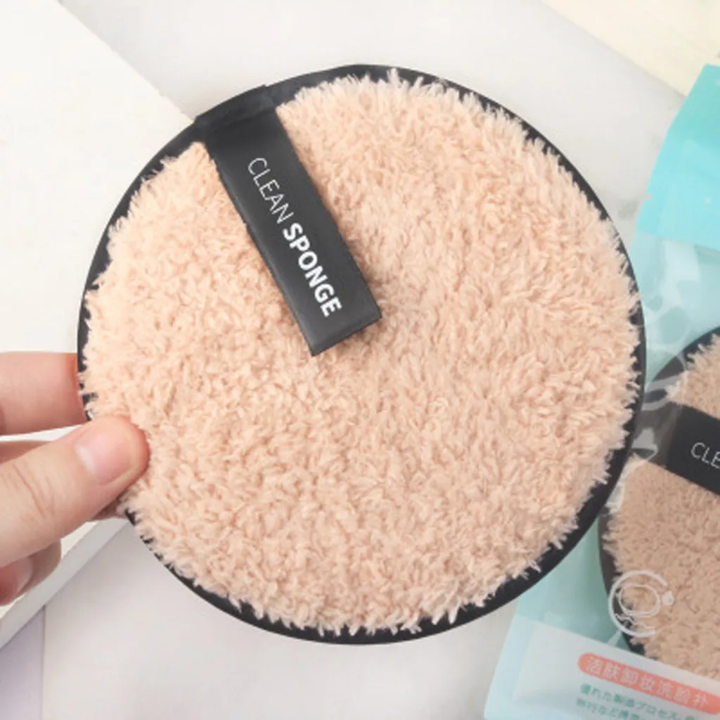 

Kanbuder Makeup Removal Professional 1PC Magic Beauty Clear Water Lazy Makeup Removal Powder Puff Double-sided Very Fine 19L0425
